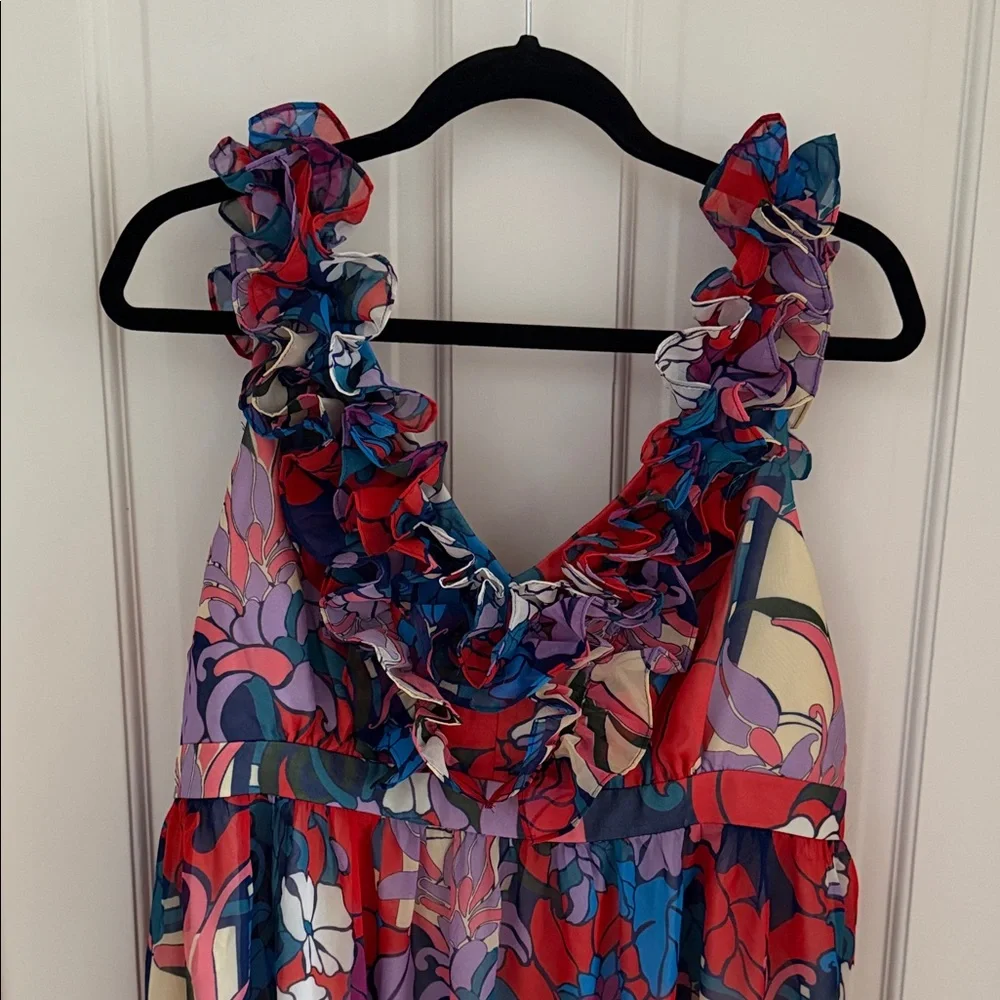 Tuckernuck Climbing Cosmos Priscilla Maxi Dress - Picture 3 of 8